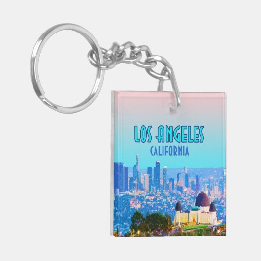 ロサンゼルスカリフォルニアグリフィス天文台 キーホルダー (正面左)