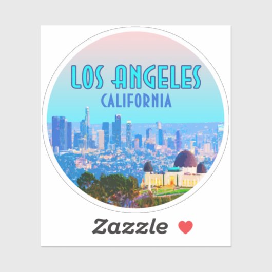 ロサンゼルスカリフォルニアグリフィス天文台 シール (シート)