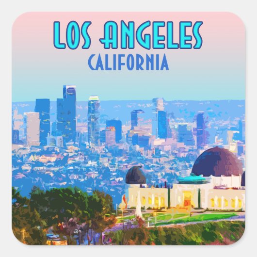 ロサンゼルスカリフォルニアグリフィス天文台 スクエアシール (正面)