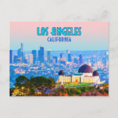 ロサンゼルスカリフォルニアグリフィス天文台 ポストカード (正面)