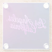 ロサンゼルスカリフォルニアコースター ガラスコースター (裏面)