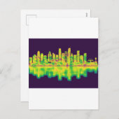 ロサンゼルスカリフォルニアスカイライン シーズンポストカード (正面/裏面)