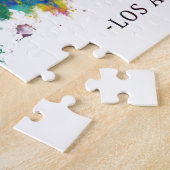 ロサンゼルスカリフォルニアスカイライン ジグソーパズル (側面)