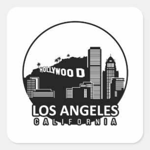 ロサンゼルスカリフォルニアスカイライン スクエアシール