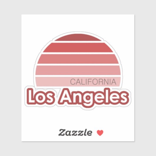 ロサンゼルスカリフォルニアステッカー シール (シート)