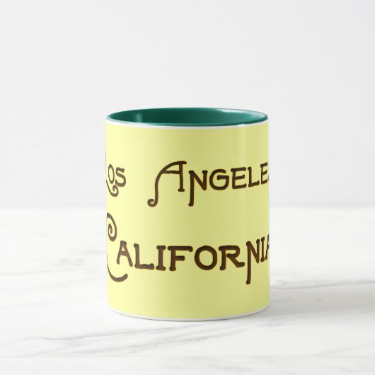 ロサンゼルスカリフォルニアデコポピーマグ マグカップ (中央)
