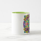 ロサンゼルスカリフォルニアハッピーマグ ツートーンマグカップ (中央)