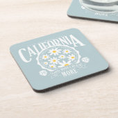 ロサンゼルスカリフォルニアフローラグラフィック コースター (左側)