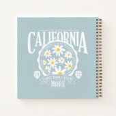 ロサンゼルスカリフォルニアフローラグラフィック ノートブック (裏面)