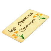 ロサンゼルスカリフォルニアポピー磁石 マグネット (左側)