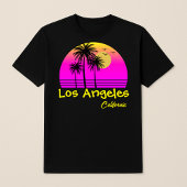 ロサンゼルスカリフォルニアレトロサンセット Tシャツ