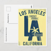 ロサンゼルスカリフォルニアヴィンテージトラベルアメリカ ポストカード (正面/裏面)