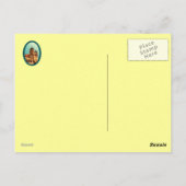 ロサンゼルスカリフォルニアヴィンテージミッションポストカード ポストカード (裏面)