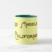 ロサンゼルスカリフォルニアヴィンテージミッションマグ マグカップ (中央)