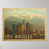 ロサンゼルスカリフォルニアヴィンテージ旅行 ポスター (正面)