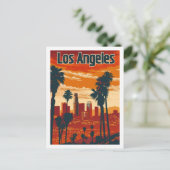 ロサンゼルスカリフォルニアヴィンテージ有名トラベルプレイス ポストカード (スタンド正面)
