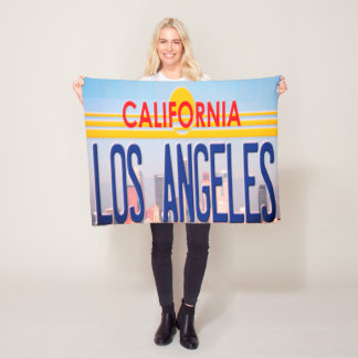 ロサンゼルスカリフォルニア毛布 フリースブランケット