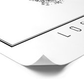 ロサンゼルスカリフォルニア通りの地図 ポスター (角)