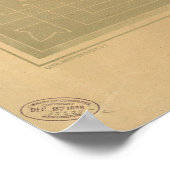 ロサンゼルスカリフォルニア1888パノラママップ ポスター (角)