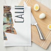 ロサンゼルスカリフォルニア キッチンタオル (四つ折り)