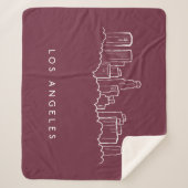 ロサンゼルスカリフォルニア シェルパブランケット (正面)