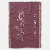ロサンゼルスカリフォルニア スローブランケット (正面縦)