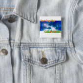 「ロサンゼルスカリフォルニア」パームツリーボタン 缶バッジ (インサイチュ)