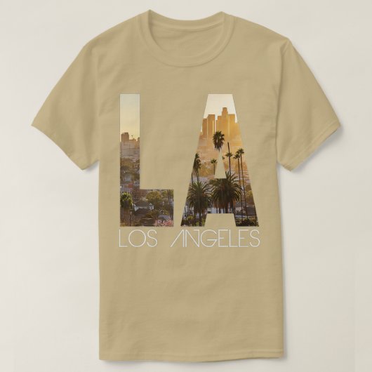 ロサンゼルスカリフォルニア(1) Tシャツ (デザイン正面)