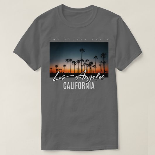 ロサンゼルスカリフォルニアTシャツ Tシャツ (デザイン正面)