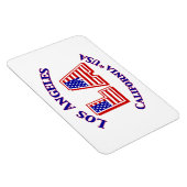 ロサンゼルスカリフォルニアUSA愛国磁石 マグネット (右側)