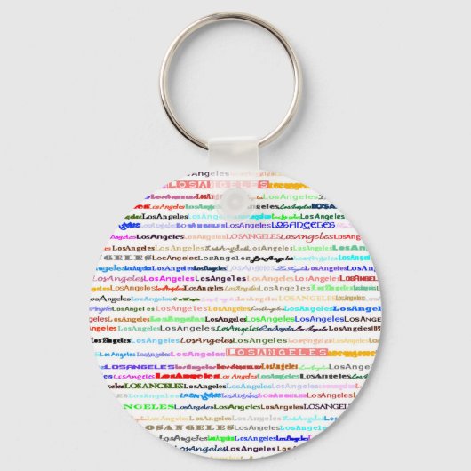 ロサンゼルスキーチェーン キーホルダー (正面)