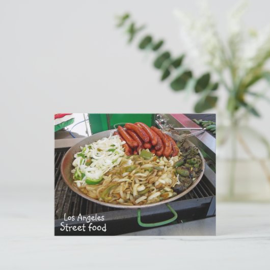 ロサンゼルスクール通り食はがき! ポストカード (スタンド正面)