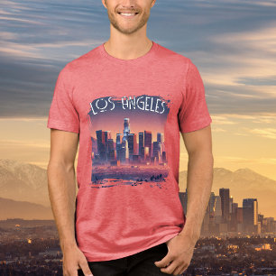 ロサンゼルスグラフィックTシャツトリブレンドシャツ トライブレンドTシャツ