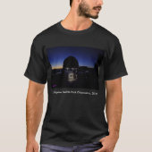 ロサンゼルスグリフィスの観測所の屋根のたそがれ Tシャツ (正面)
