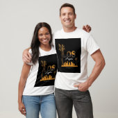 ロサンゼルスサンセットスカイラインデザイン Tシャツ (ユニセックス)