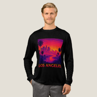 ロサンゼルスサンセットスカイライン グラフィックTシャツ トライブレンドＴシャツ