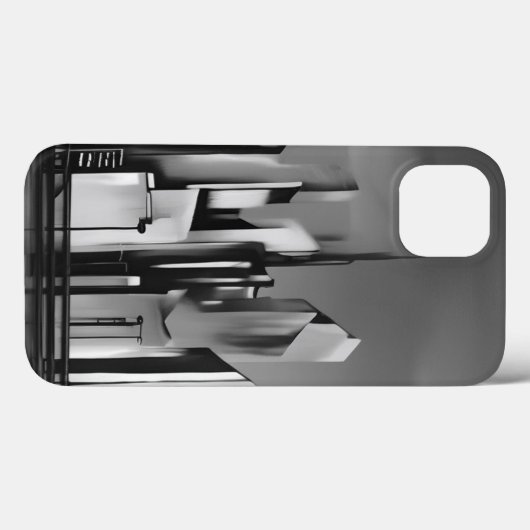 ロサンゼルスシティアットナイト絵を描油メタルウォールアート Case-Mate iPhoneケース (裏面 (横))