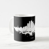 ロサンゼルスシティスカイライン水彩 コーヒーマグカップ (正面左)