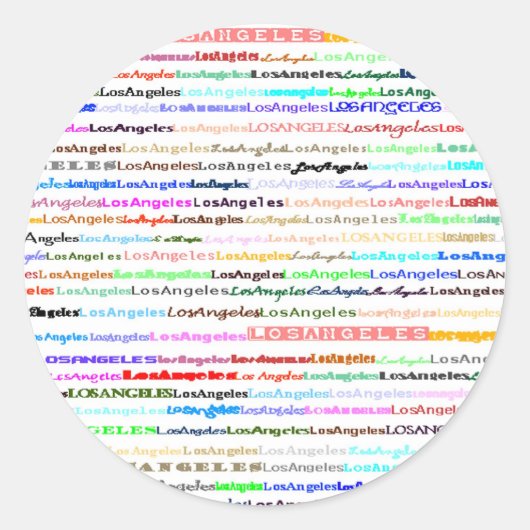 ロサンゼルスシール ラウンドシール (正面)