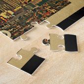 ロサンゼルスジグソーパズルカリフォルニアヴィンテージ ジグソーパズル (側面)