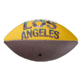 ロサンゼルススカイラインサンセット&ハリウッドタイポグラフィ アメリカンフットボール (回転270)