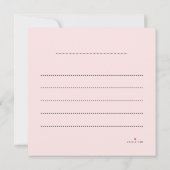 ロサンゼルススカイラインサンセット&ハリウッドタイポグラフィ 招待状 (裏面)