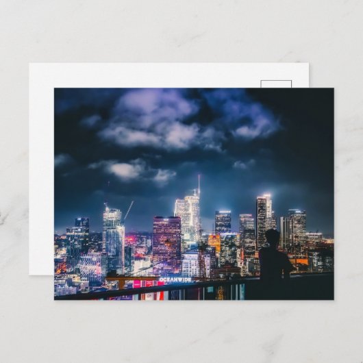 ロサンゼルススカイラインナイトスカイ シーズンポストカード (正面/裏面)