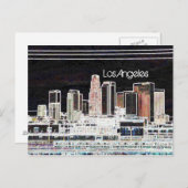 ロサンゼルススカイラインポストカード ポストカード (正面/裏面)