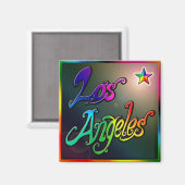 「ロサンゼルススター1」マグネット マグネット (正面/裏面)