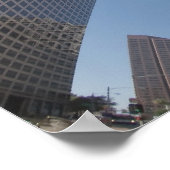 ロサンゼルスダウンタウンスカイライン ポスター (角)