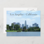 ロサンゼルスダウンタウンビューポストカード! ポストカード (正面/裏面)