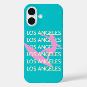 ロサンゼルストラベルアート,カリフォルニア,サーフラバー iPhone 16ケース