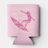 ロサンゼルストラベルアート，カリフォルニア，トラベルアート 缶クーラー (裏面)