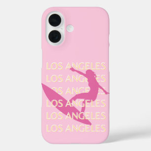ロサンゼルストラベルアート，カリフォルニア，トラベルアート iPhone 16ケース